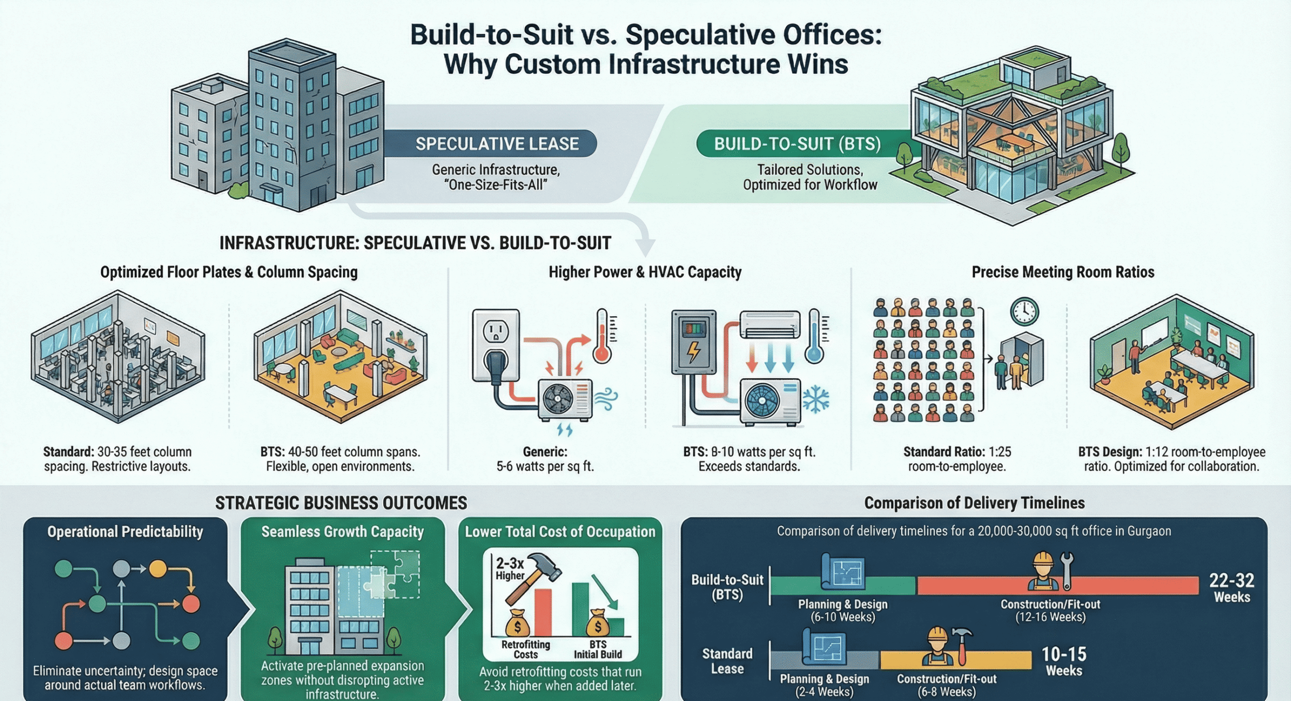 build to suit offices Gurgaon