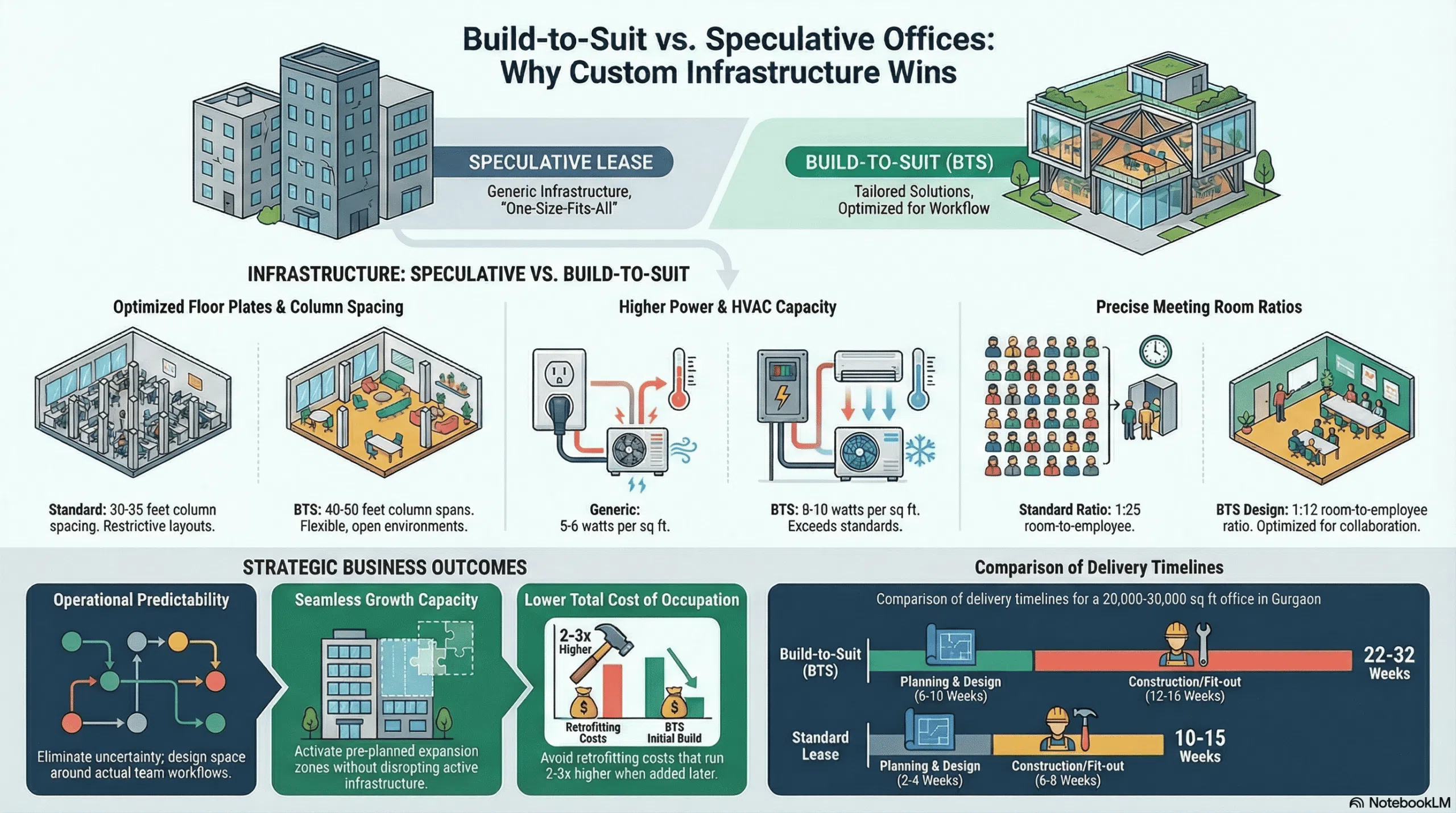 build to suit offices Gurgaon