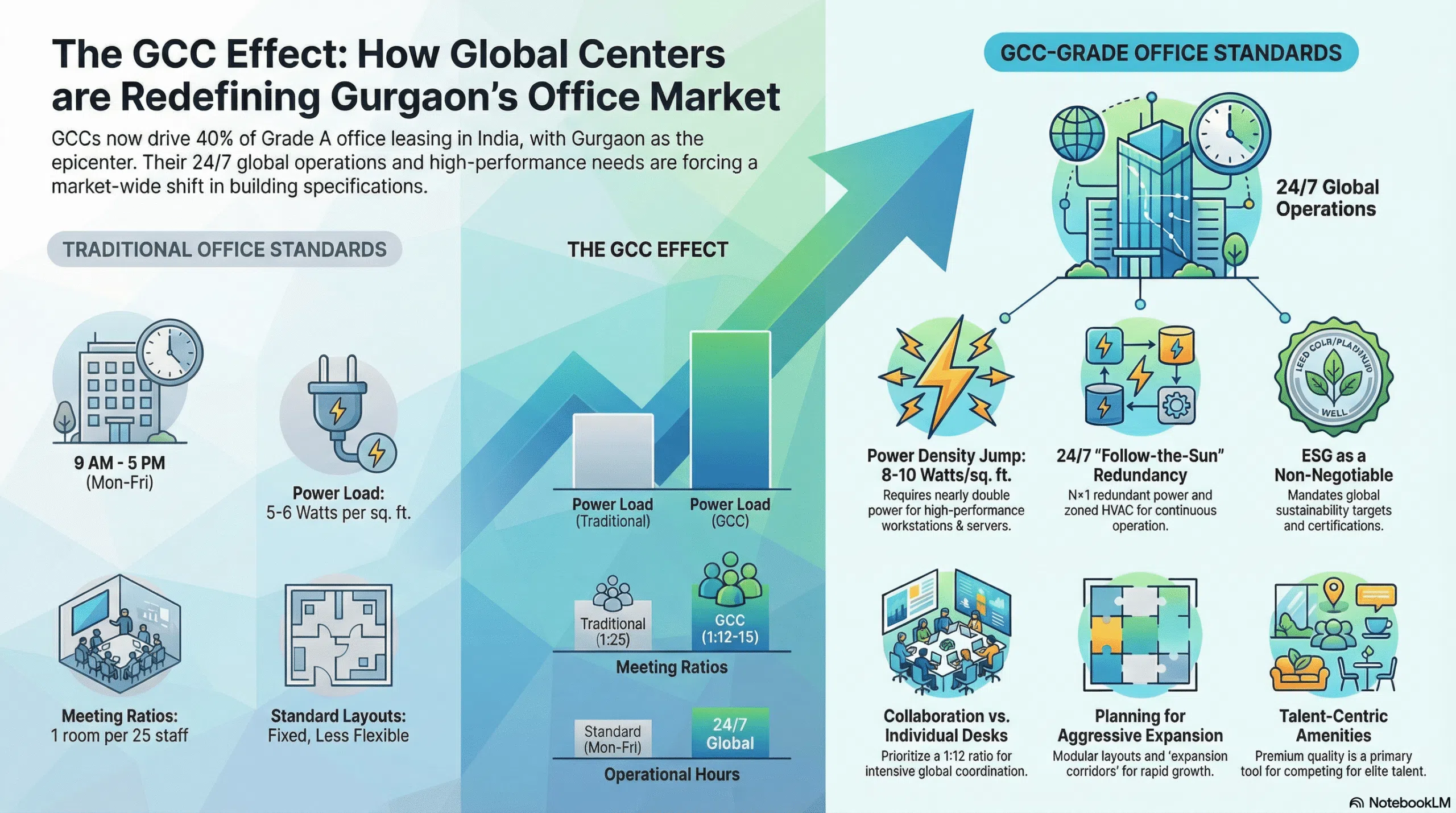 GCC office requirements Gurgaon