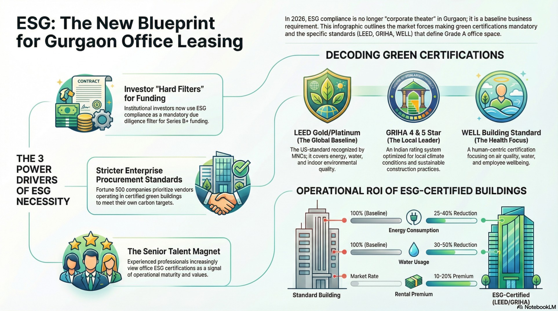 ESG compliance office space Gurgaon