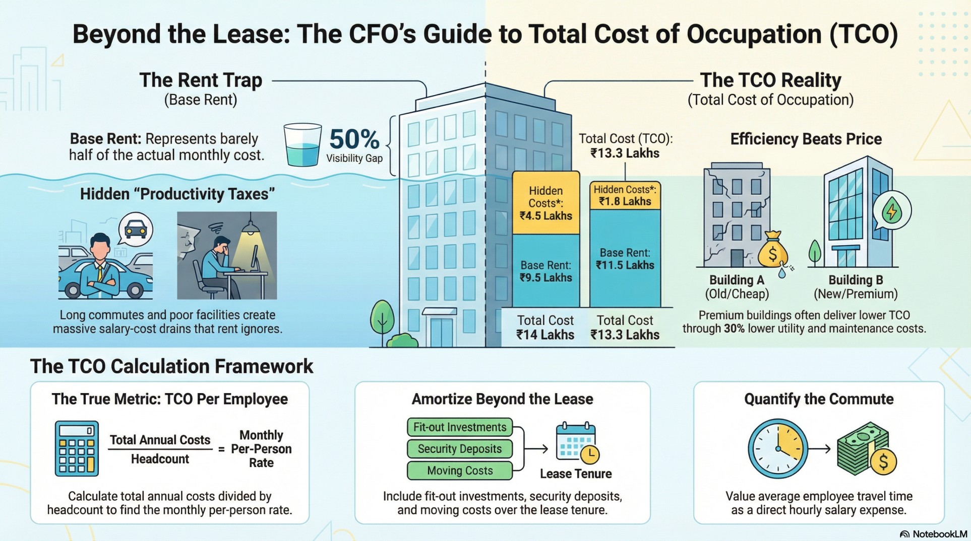 Complete Office Occupation Cost in Gurgaon